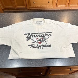 Yamaha Motorcycle t shirt XL retro vintage